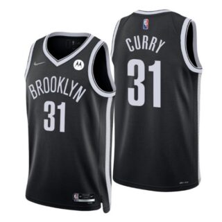 Men's Brooklyn Nets Seth Curry 2022 Diamond Jersey 75th Anniversary -