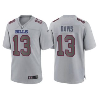 Youth Buffalo Bills Gabriel Davis Gray Atmosphere Fashion Stitched Jersey