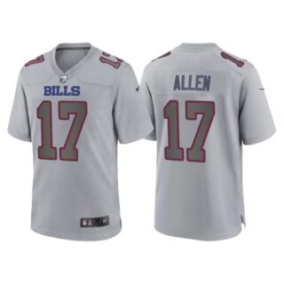 Youth Buffalo Bills Josh Allen Gray Atmosphere Fashion Stitched Jersey