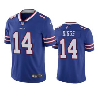 Men's #14 Stefon Diggs Buffalo Bills Vapor Limited Jersey Stitched Royal