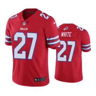 Men's #27 Tre'Davious White Buffalo Bills Vapor Limited Jersey Stitched Red