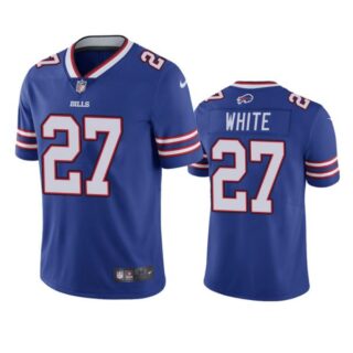 Men's #27 Tre'Davious White Buffalo Bills Vapor Limited Jersey Stitched White