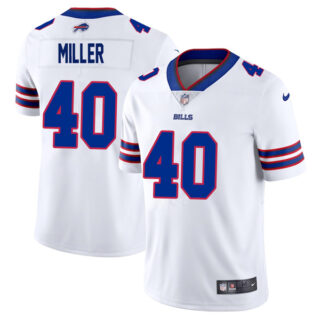 Youth Buffalo Bills Von Miller White Vapor Limited Stitched Jersey