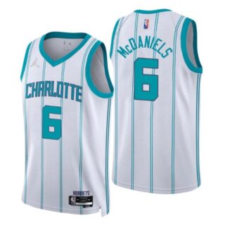 Men's Jalen Mcdaniels Charlotte Hornets 75th Anniversary Diamond Jersey White Association