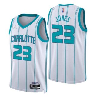 Men's Kai Jones Charlotte Hornets 75th Anniversary Diamond Jersey White Association