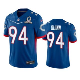 Men's Robert Quinn Chicago Bears 2022 NFC Pro Bowl Stitched Jersey Royal