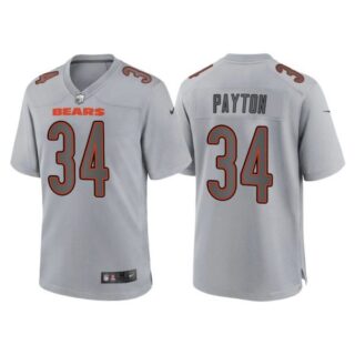 Youth Chicago Bears Walter Payton Gray Atmosphere Fashion Stitched Jersey