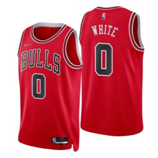 Men's #0 Coby White Chicago Bulls 75th Anniversary Diamond Jersey