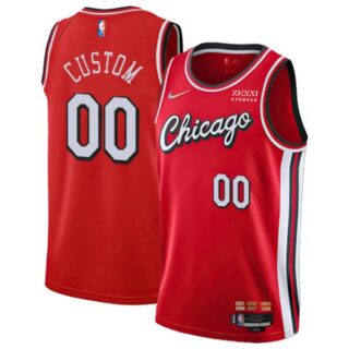 Men's Custom Chicago Bulls 75th Anniversary Diamond Jersey