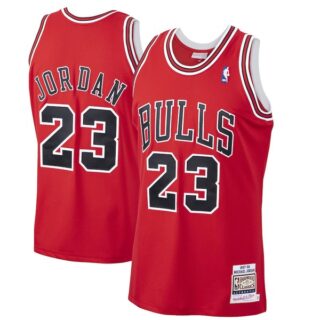 Men's Chicago Bulls #23 Michael Jordan White 1997-98 Hardwood Classics Jersey Stitched