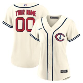 Women's Cincinnati Reds Custom 2022 Field of Dreams White Stitched Jersey With Name