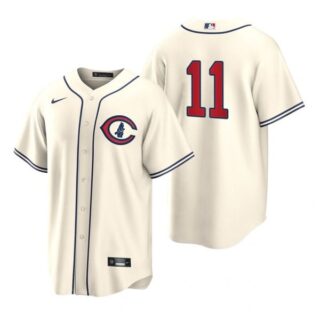 Men's Cool Base Chicago Cubs Drew Smyly 2022 Field of Dreams Cream Stitched Jersey