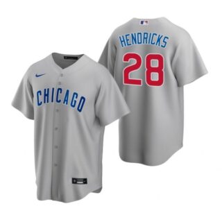 Men's Kyle Hendricks Chicago Cubs Cool Base Jersey Gray