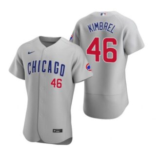 Men's Craig Kimbrel Chicago Cubs Flex Base Jersey Gray