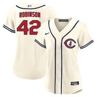 Women's Cincinnati Reds Jackie Robinson 2022 Field of Dreams White Stitched Jersey With Name