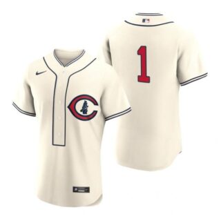Men's Flex Base Chicago Cubs Nick Madrigal 2022 Field of Dreams Cream Stitched Jersey
