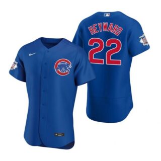Men's Jason Heyward Chicago Cubs Flex Base Jersey Royal