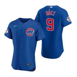 Men's Javier Baez Chicago Cubs Flex Base Jersey Royal
