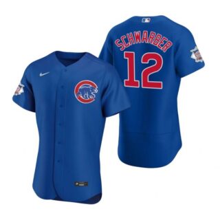 Men's Kyle Schwarber Chicago Cubs Flex Base Jersey Royal
