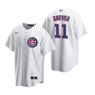 Men's Yu Darvish Chicago Cubs Cool Base Jersey White