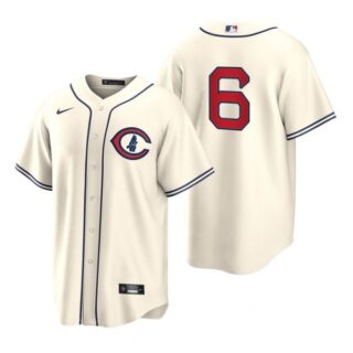 Youth Chicago Cubs Zach Mckinstry 2022 Field of Dreams Cream Stitched Jersey