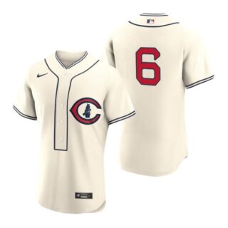 Men's Flex Base Chicago Cubs Zach Mckinstry 2022 Field of Dreams Cream Stitched Jersey