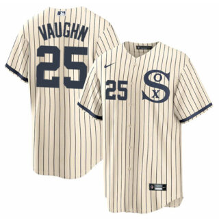 Men's Chicago White Sox #25 Andrew Vaughn Field of Dreams Throwback Limited Edition Jersey Stitched
