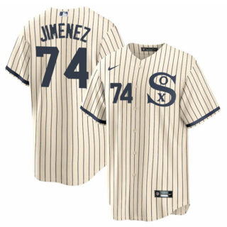 Men's Chicago White Sox #74 Eloy Jimenez Field of Dreams Throwback Limited Edition Jersey Stitched