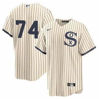 Youth Chicago White Sox #74 Eloy Jimenez Field of Dreams Throwback Jersey Stitched