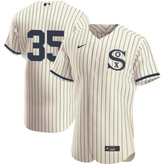 Men's - Flex Base Chicago White Sox #35 Frank Thomas Field of Dreams Throwback Jersey Stitched