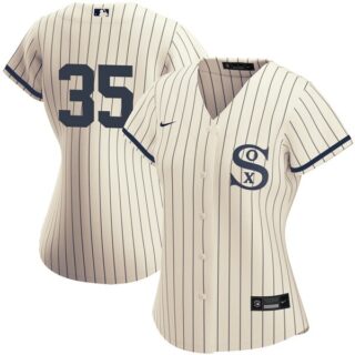 Women Chicago White Sox #35 Frank Thomas Field of Dreams Throwback Jersey Stitched