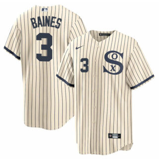 Men's Chicago White Sox #3 Harold Baines Field of Dreams Throwback Limited Edition Jersey Stitched