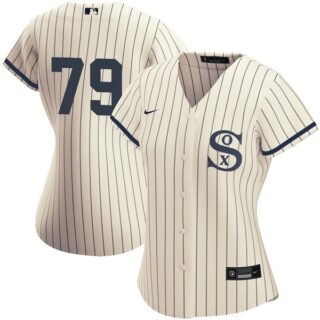 Women Chicago White Sox #79 Jose Abreu Field of Dreams Throwback Jersey Stitched