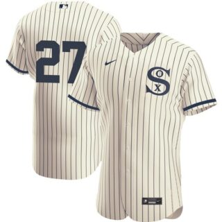 Men's - Flex Base Chicago White Sox #27 Lucas Giolito Field of Dreams Throwback Jersey Stitched