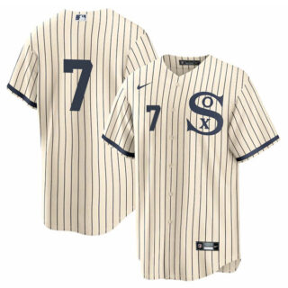 Men's Chicago White Sox #7 Tim Anderson Field of Dreams Throwback Limited Edition Jersey Stitched
