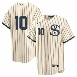 Men's Chicago White Sox #10 Yoan Moncada Field of Dreams Throwback Limited Edition Jersey Stitched