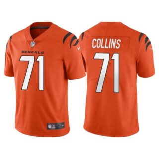 Youth Cincinnati Bengals La'el Collins Orange Vapor Limited Stitched Jersey