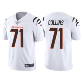 Youth Cincinnati Bengals La'el Collins White Vapor Limited Stitched Jersey