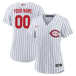 Women's Cincinnati Reds Custom 2022 Field of Dreams White Stitched Jersey With Name