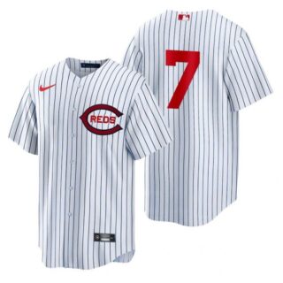 Youth Cincinnati Reds Donovan Solano 2022 Field of Dreams White Stitched Jersey