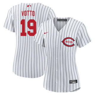 Women's Cincinnati Reds Joey Votto 2022 Field of Dreams White Stitched Jersey With Name