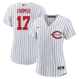 Women's Cincinnati Reds Kyle Farmer 2022 Field of Dreams White Stitched Jersey With Name