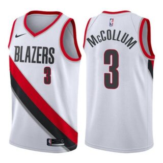 Men's C.J. McCollum Portland Trail Blazers Basketball Jersey White