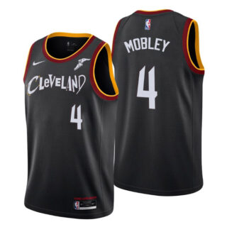 Men's Evan Mobley Cleveland Cavaliers 2021 NBA Draft Jersey Black City Editon