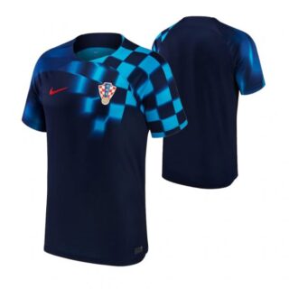 Men's Croatia National Team Dark Blue Away Soccer Jersey 2022-23