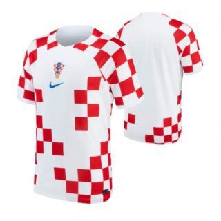 Men's Croatia National Team White Home Soccer Jersey 2022-23
