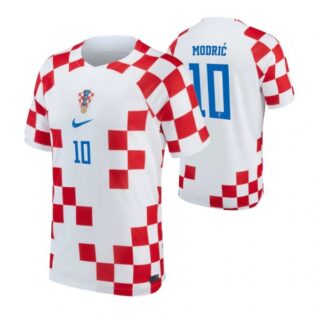 Men's Luka Modric Croatia National Team White Home Soccer Jersey 2022-23