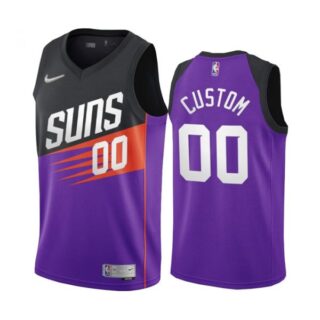 Men's Custom Phoenix Suns Basketball Jersey Purple