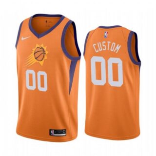 Men's Custom Phoenix Suns Basketball Jersey Orange