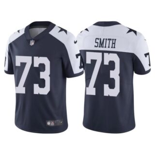 Men's Dallas Cowboys Tyler Smith 2022 NFL Draft Stitched Jersey Navy